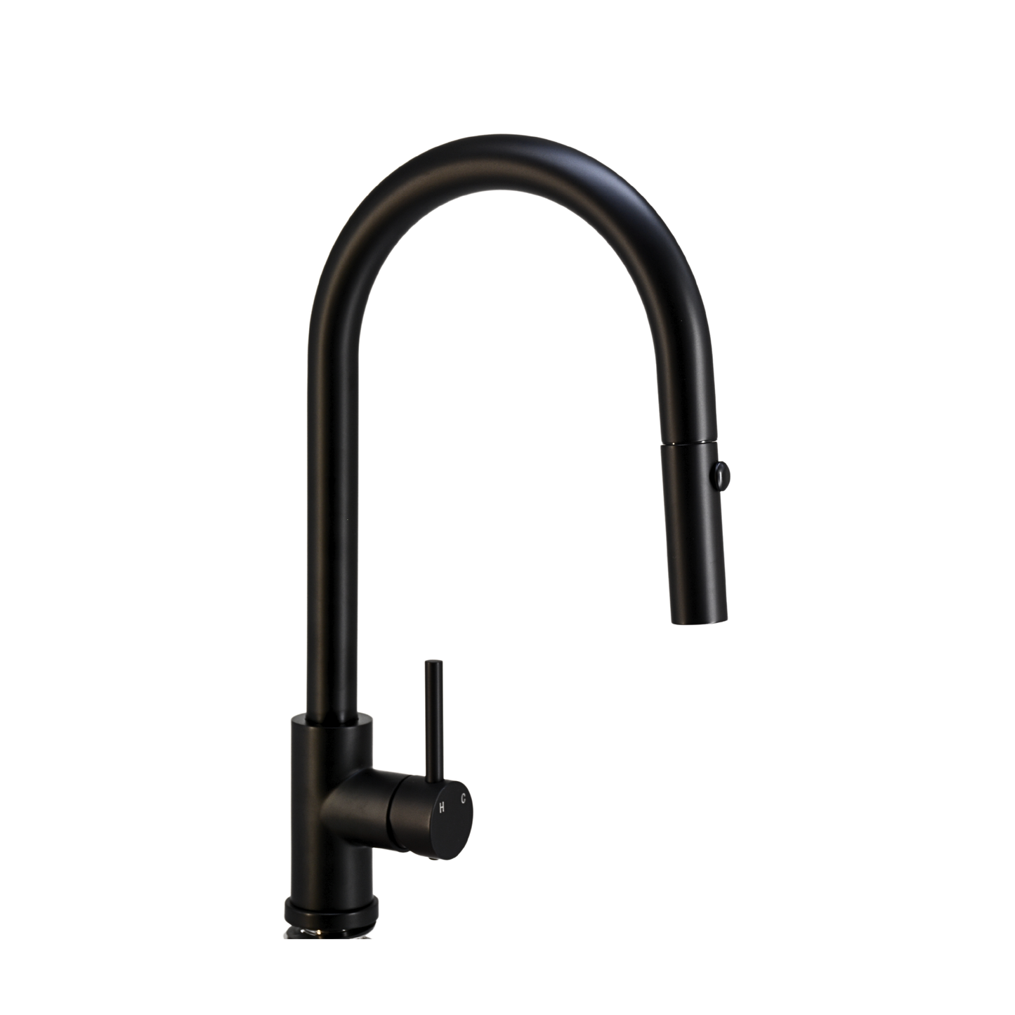 Pris Pull Out Round Mixer Matte Black