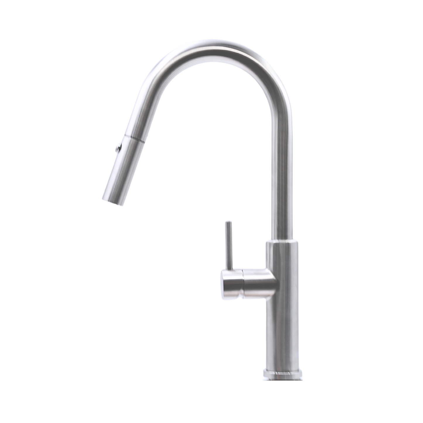 Pris Pull Out Round Mixer Brushed Nickel