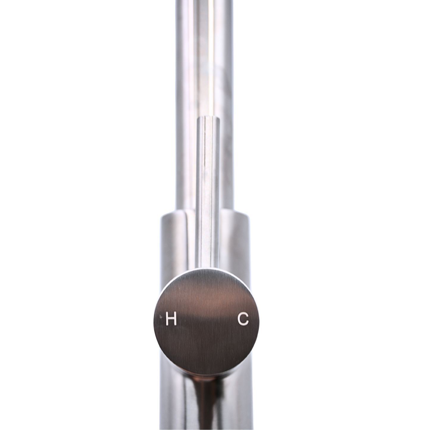 Pris Pull Out Round Mixer Brushed Nickel