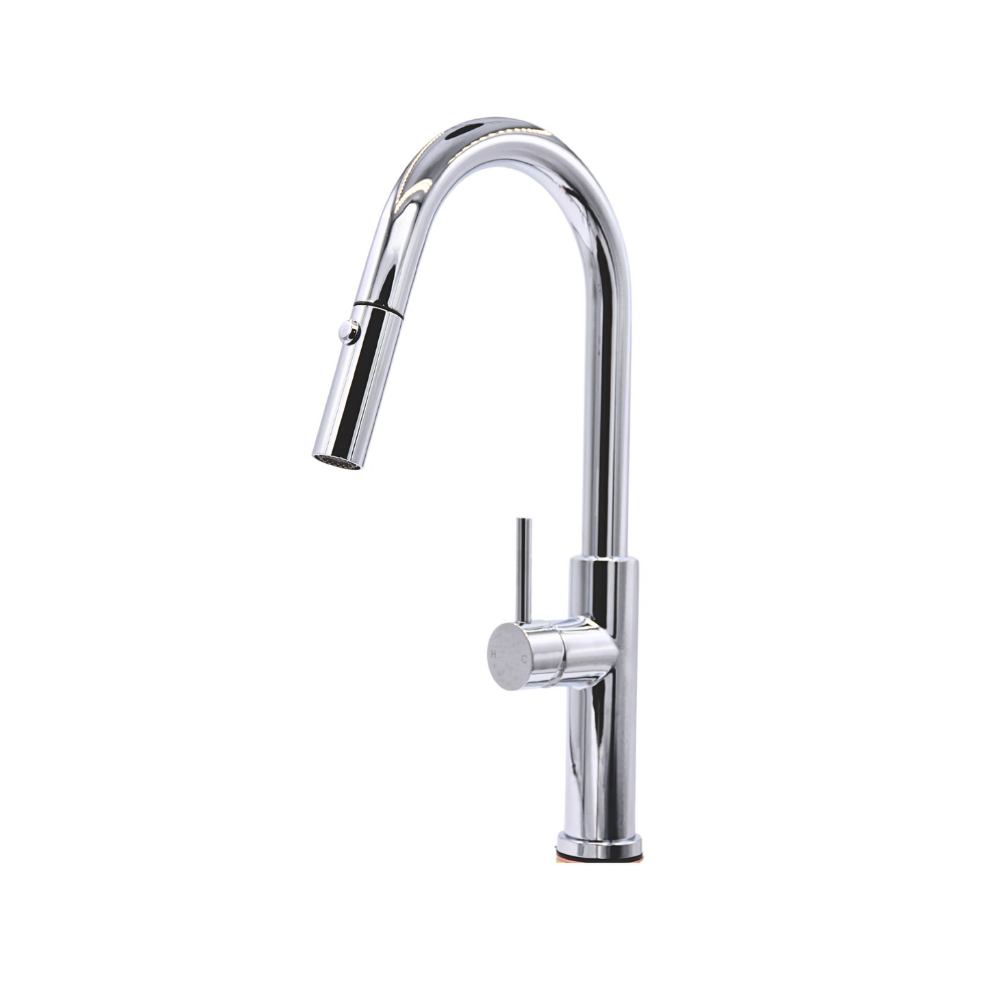 Pris Pull Out Round Mixer Polished Chrome