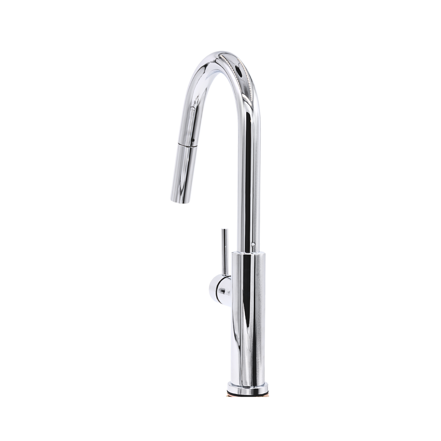 Pris Pull Out Round Mixer Polished Chrome
