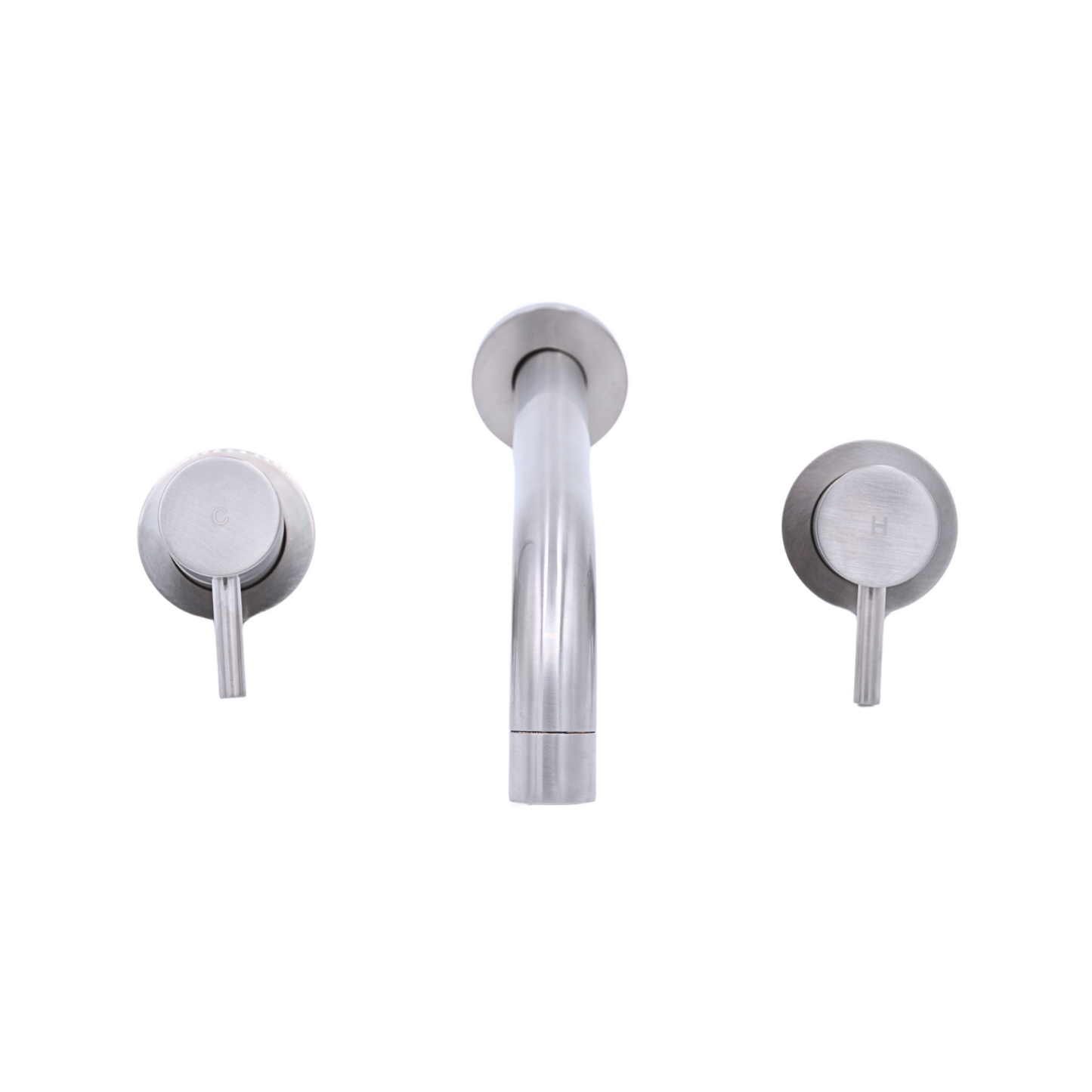 Titan Wall Spout Set Brushed Nickel