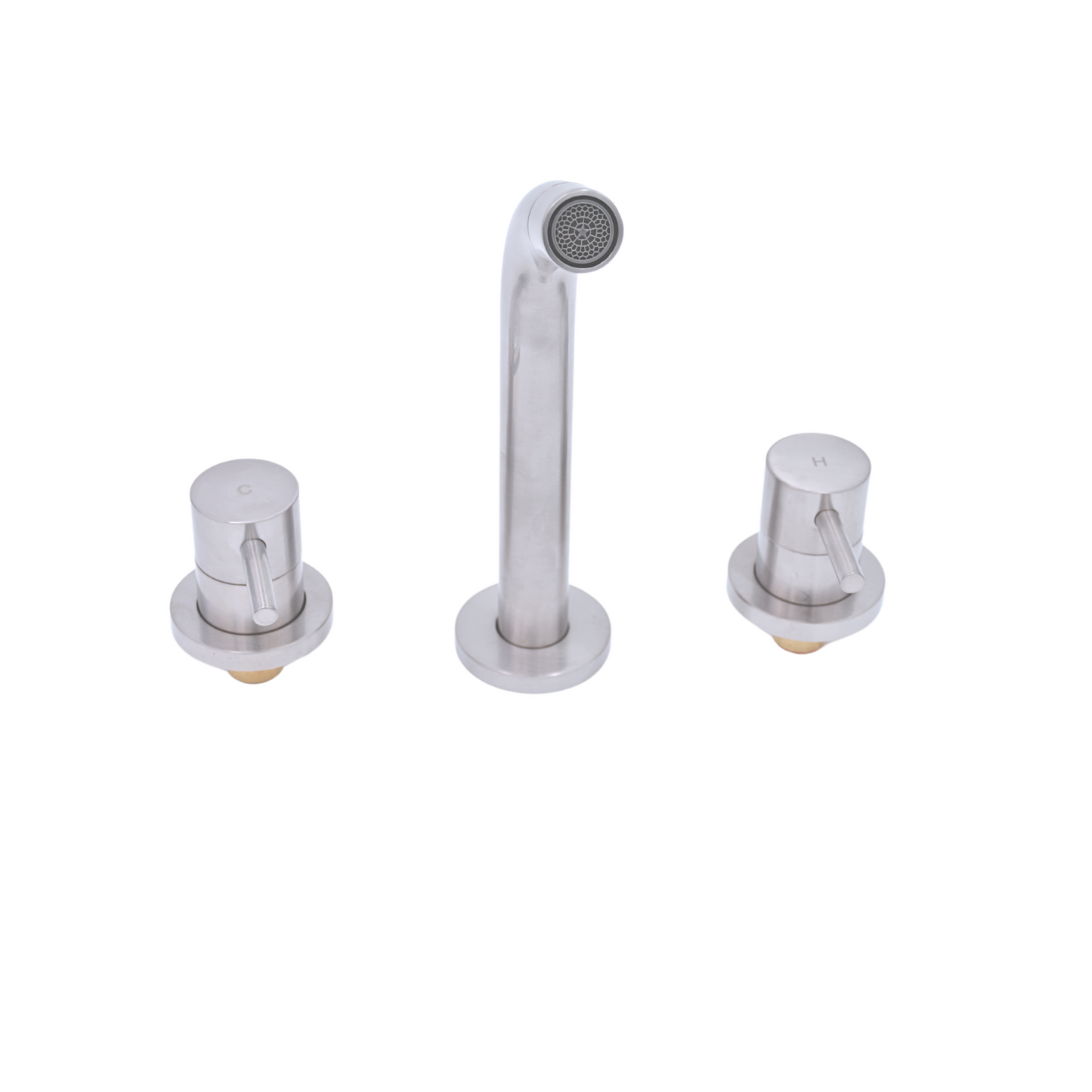 Titan Wall Spout Set Brushed Nickel