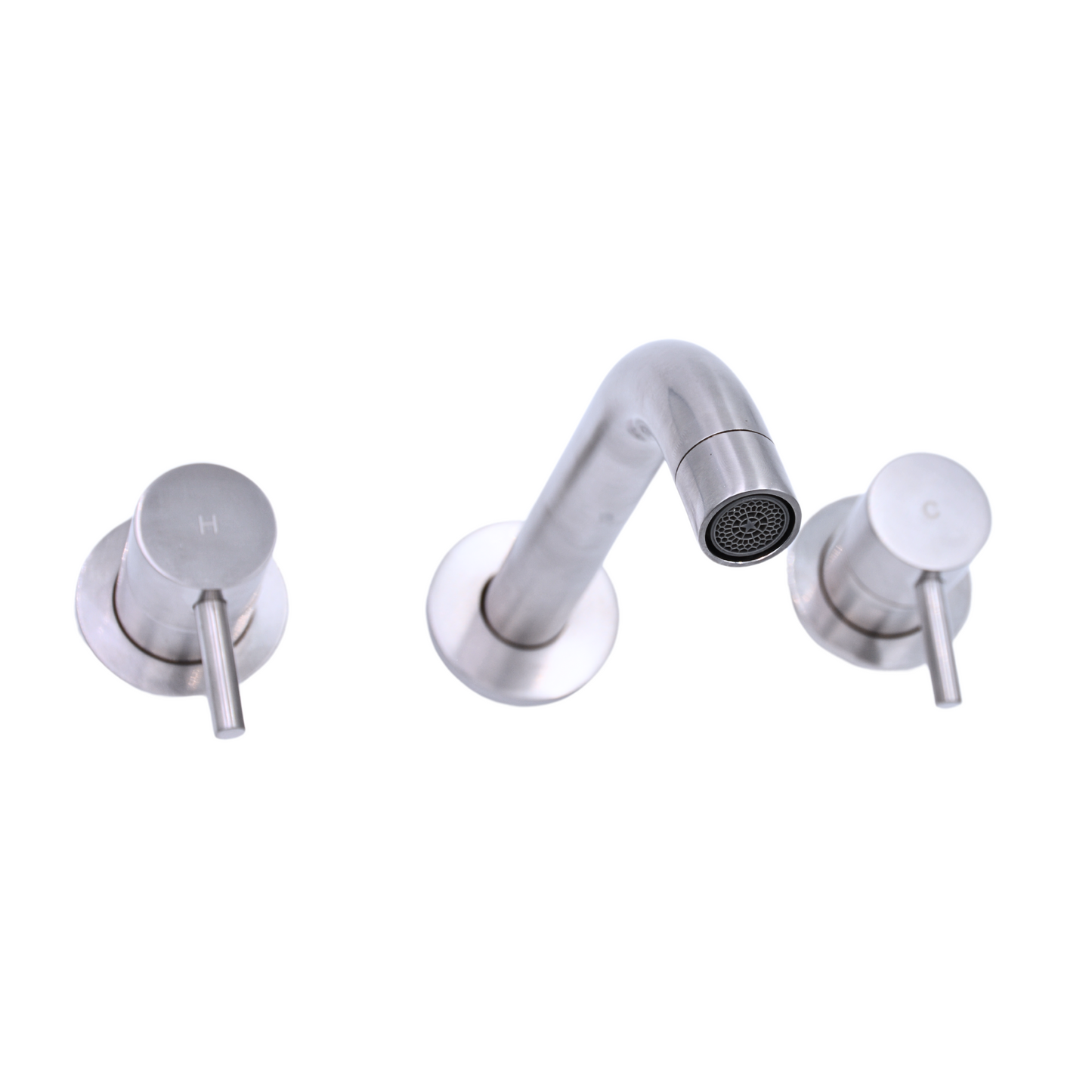 Titan Wall Spout Set Brushed Nickel
