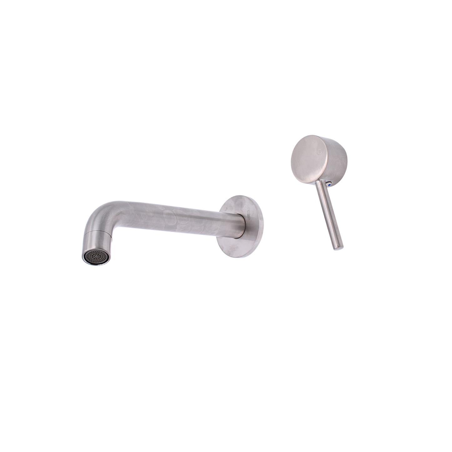 Titan Wall Spout Mixer Brushed Nickel