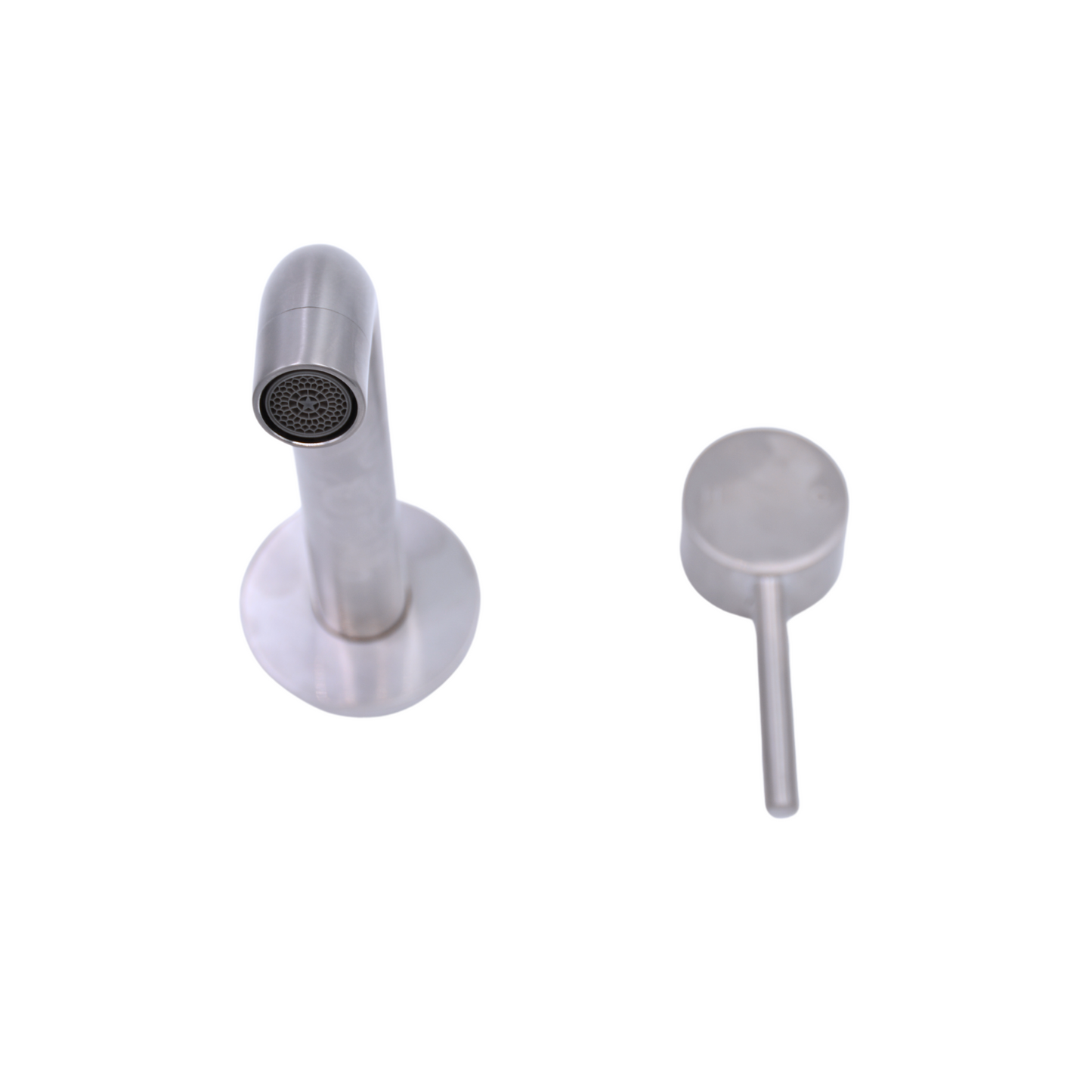 Titan Wall Spout Mixer Brushed Nickel