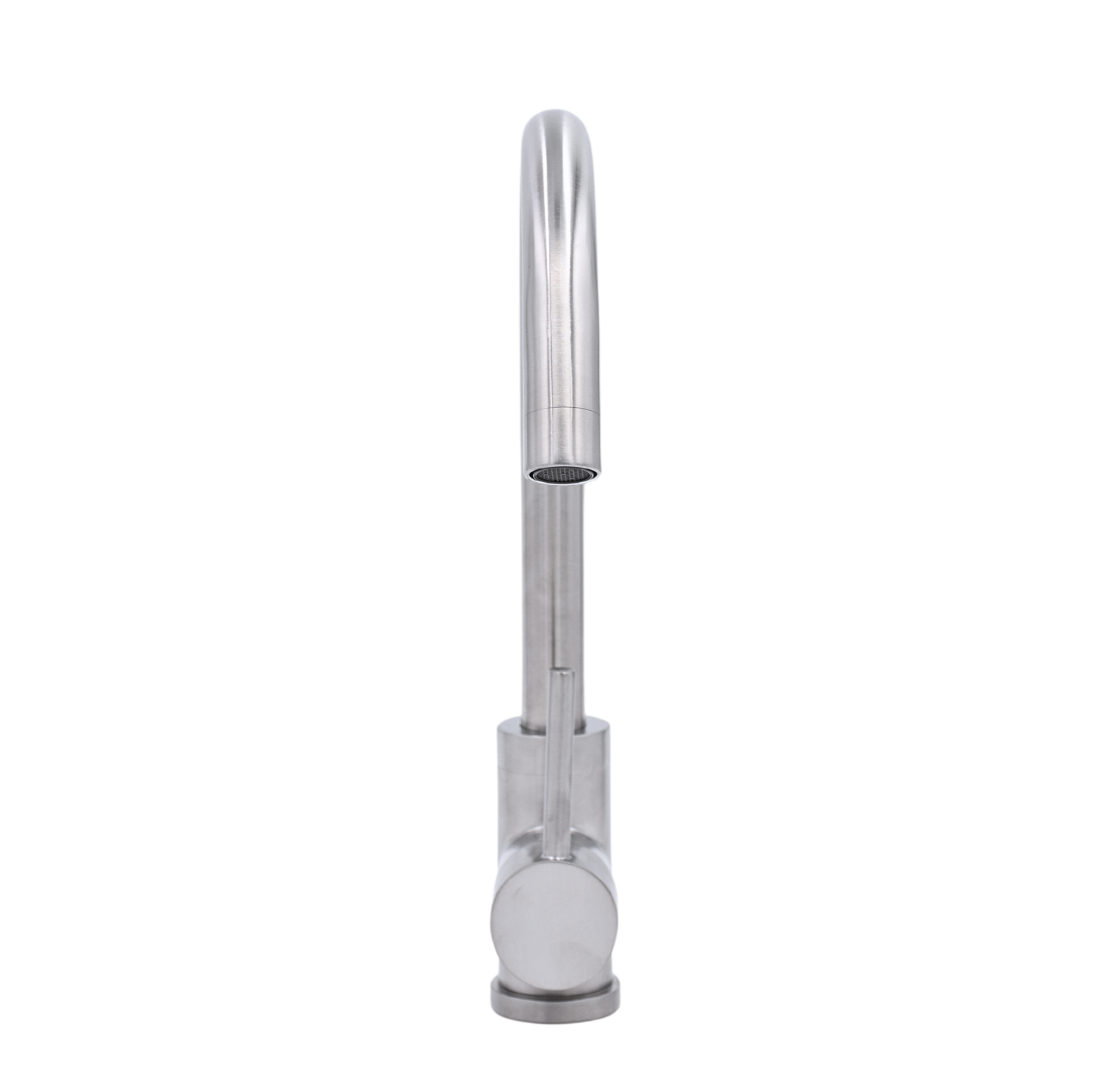 Pris Round Mixer Brushed Nickel