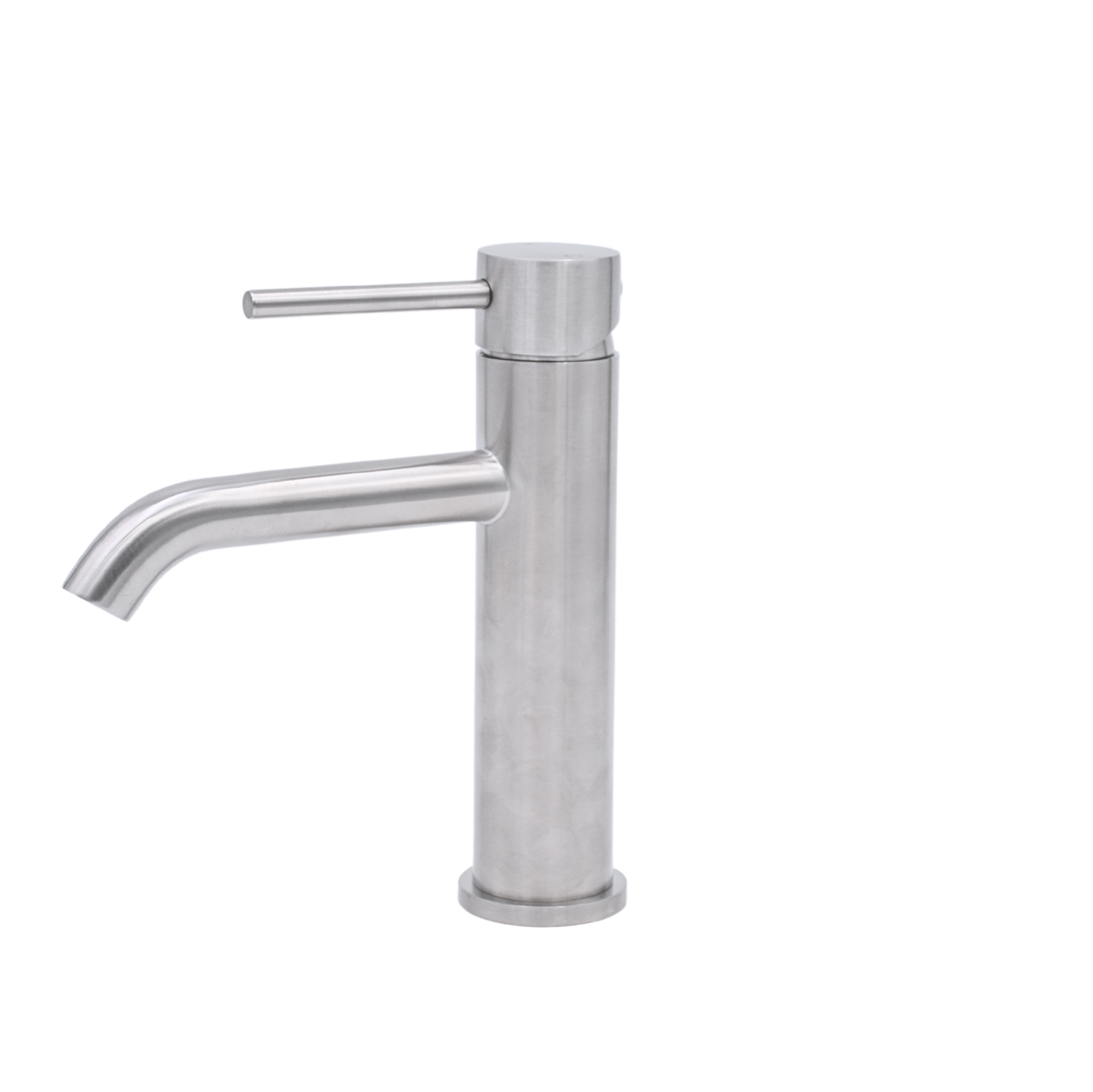 Lili Short Basin Mixer Brushed Nickel