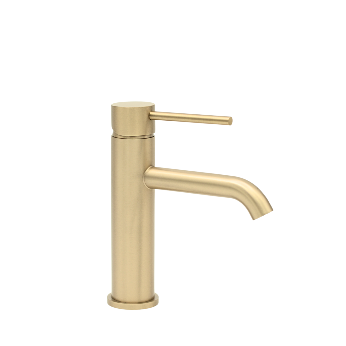 Lili Short Basin Mixer Brushed Brass