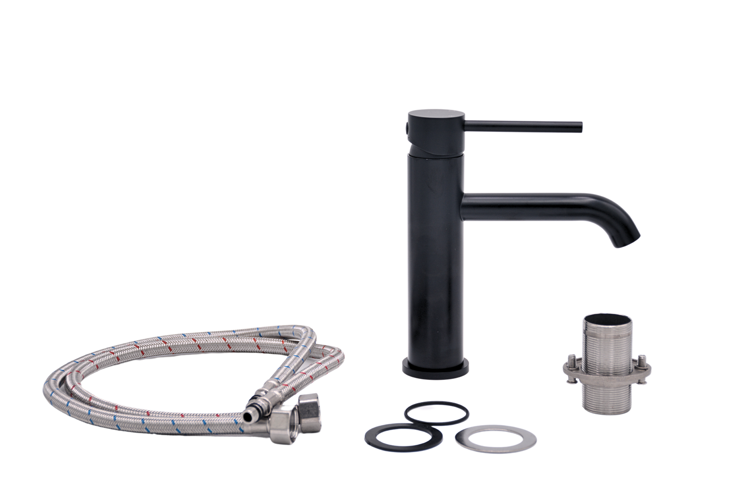 Lili Short Basin Mixer Matte Black