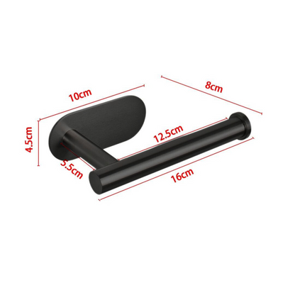 Toilet Roll Holder Matte Black