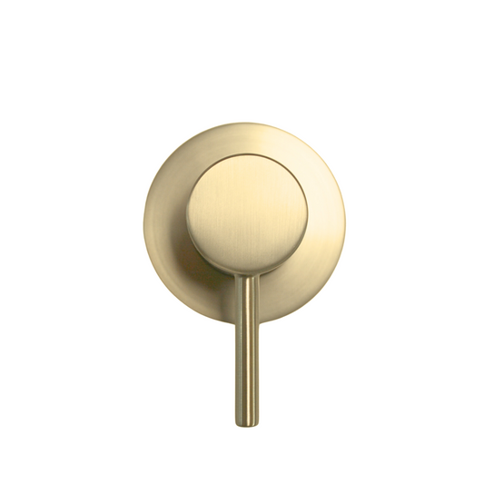 Ashton Wall Mixer Brushed Brass