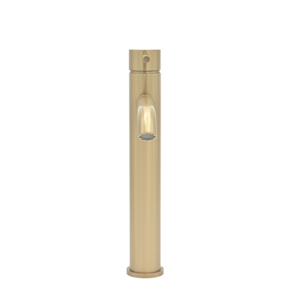 Lili Tall Basin Mixer Brushed Brass