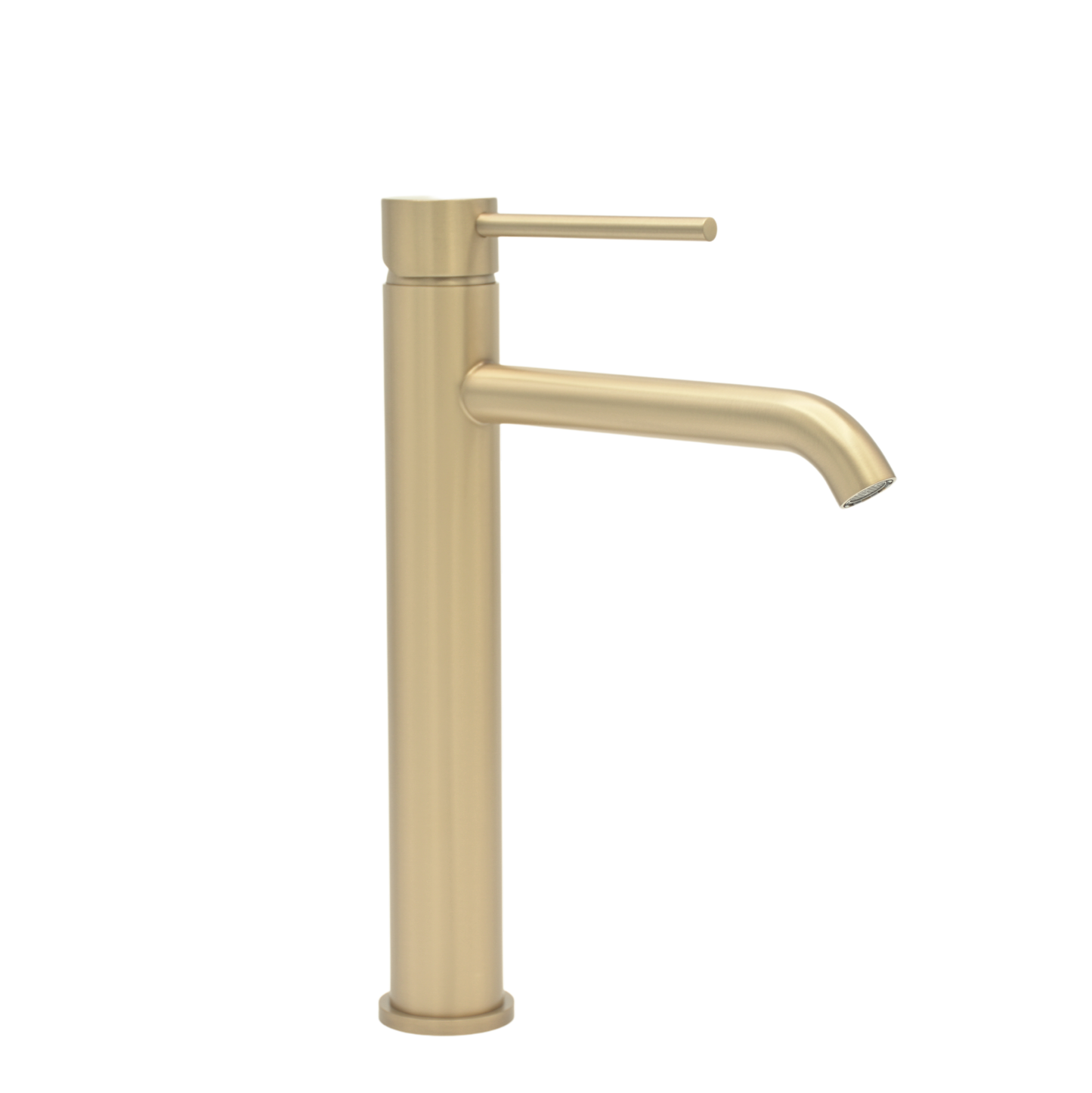 Lili Tall Basin Mixer Brushed Brass